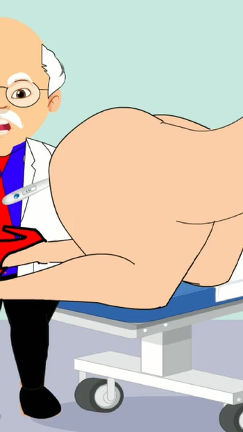 Key moment from "Indian big ass mom fucked hard by big cock doctor Hindi audio"