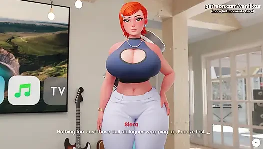 Redhead Stepsister With A Big Fat Ass In Leggings Gives Blowjob To Huge Cock Stepbrother And He Cums In Her Mouth - Mansion Days