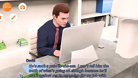 A Perfect Marriage #8 Chris and Anne chat while in bed.