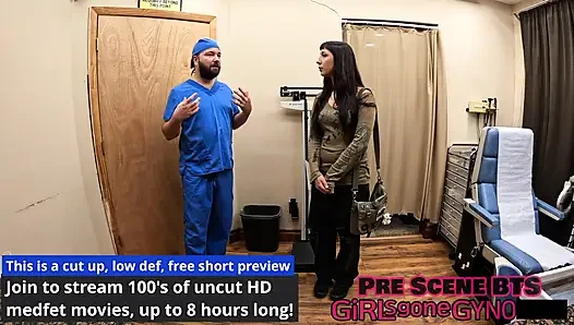 Selena Sativa's 1st Gyno Exam