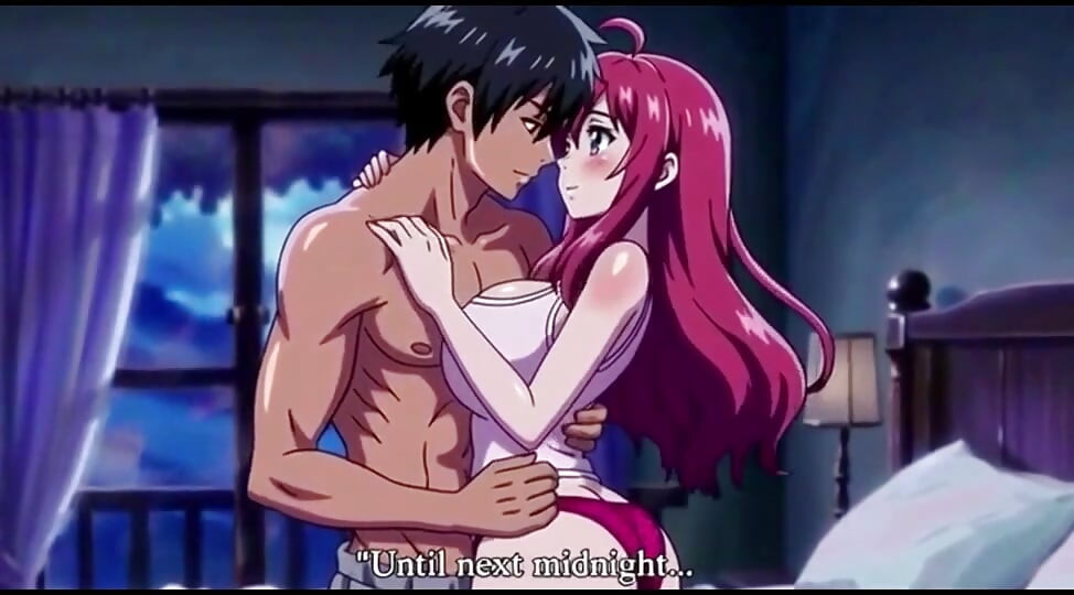 Stepsister come in stepbrother room at midnight 3D Anime