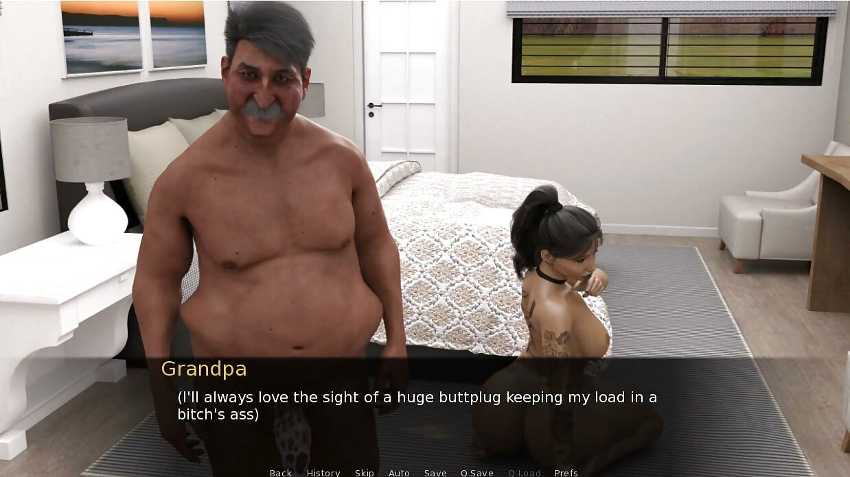 Grandpa's visit - gameplay-roleplay - streamer dientot sama kakek
