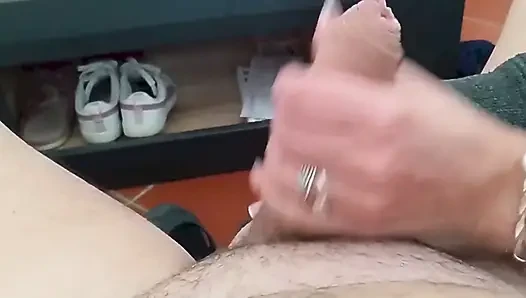 MILF POV Handjob with Huge Cumshot on Her Hands