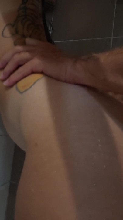 Hard Shower Fuck with Wet Blowjob Ending | Clip 1