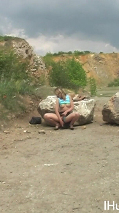 Spectacular moment from "Teen student with perfect tits bates in a stone quarry"