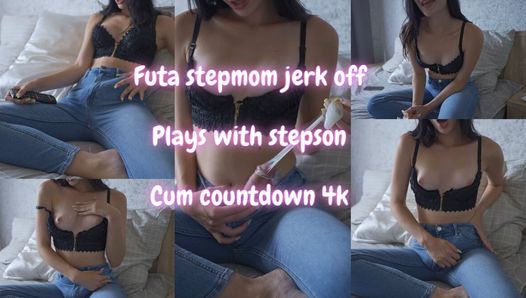 Sperma-countdown! Futa stiefmutter und stiefsohn-fantasie
