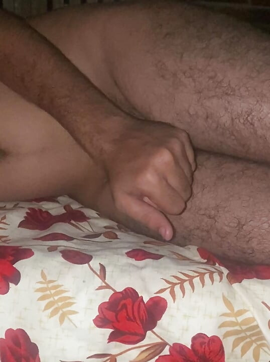 Massage dick hard enjoy guy