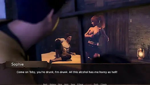 Любовь сезона 5 Alex видит Sophie симпатичные сиськи на вечеринке