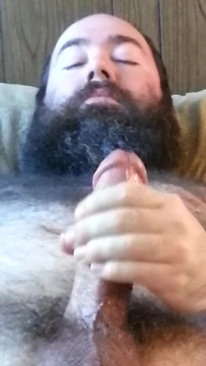 bearded bear cums