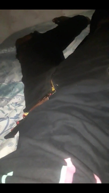 Kenyan Black Guy Stroking His BBC