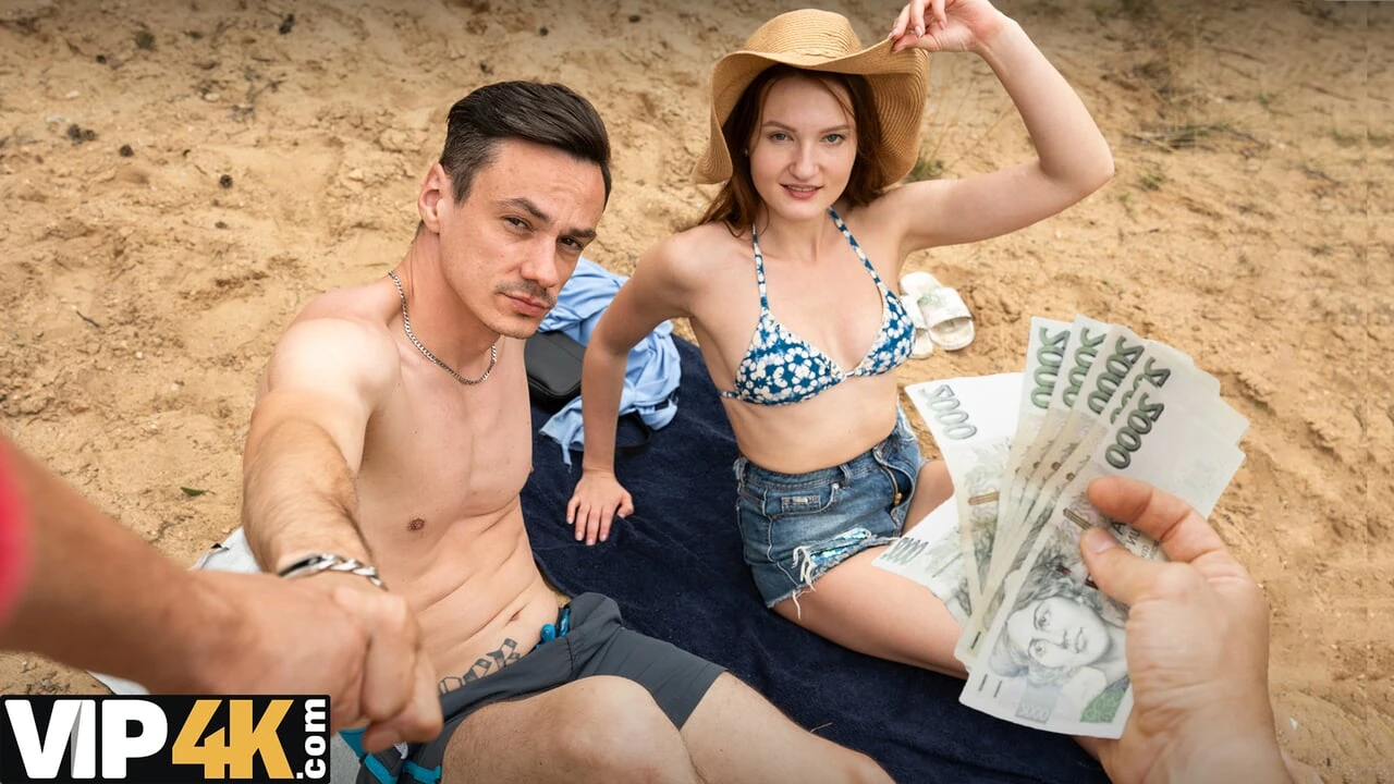 VIP4K. סקס אנאלי ליד האגם אחרי שאספתי בחורה