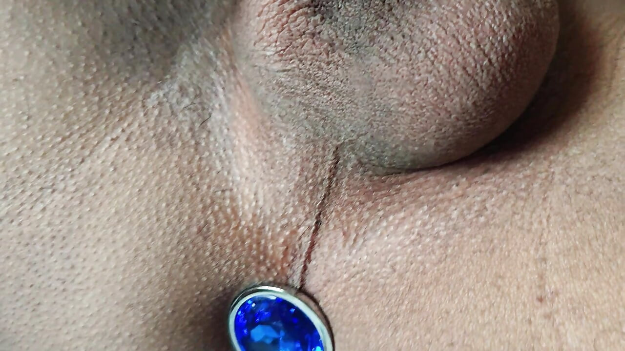 Boy put butt plug inside the ass