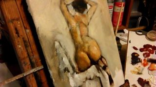 Madrastra desnuda figura dibujo