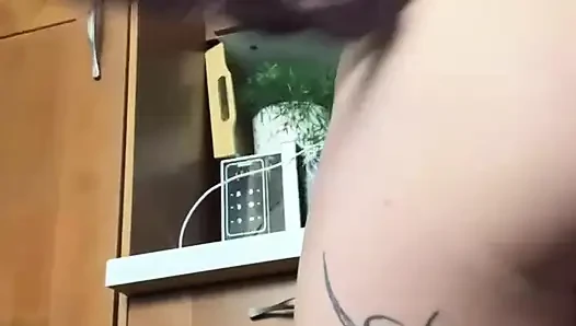 He takes off his panties in front of his stepfather and gets what he deserves with a dick in his mouth
