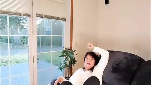 Enjoying Both My Ass and Hairy Pussy