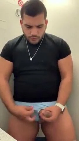 Showing my big latino cock