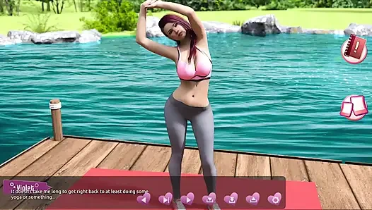 Helping the hotties #3 - Johannes took a sneak peak to see what the girl in the cabin is up to.