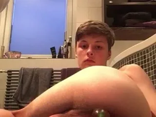 Boy open his ass
