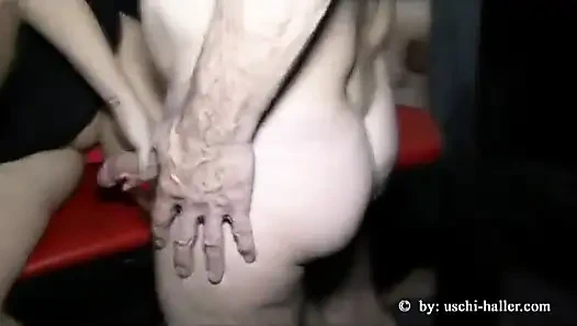 Gangbang party with Mia Bang and 20 guys