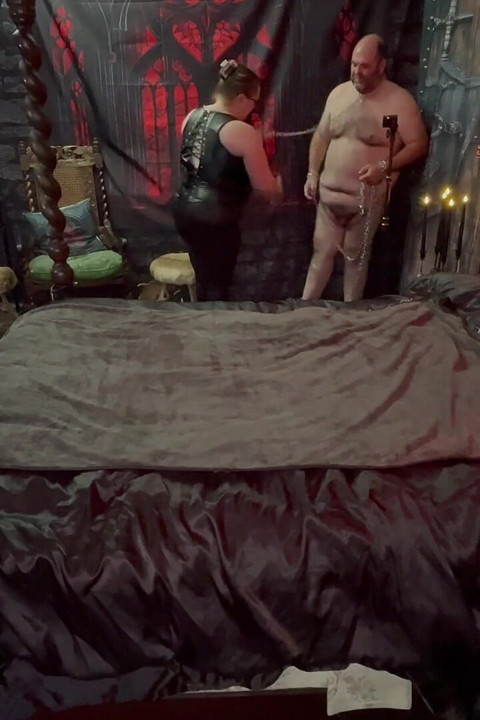 Part 1- Domina Sataa Takes Booboo in the Vamp Room for a Date with Stephanie Nicole TV