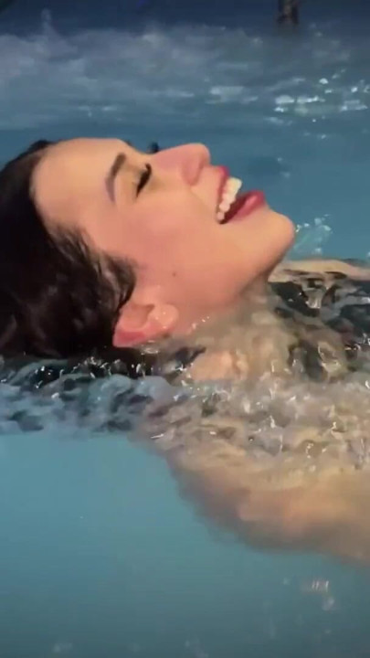 I fuck my stepsister's friend in the pool while she goes for some drinks | Clip 3