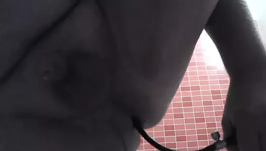 Aufpumpdildo anal