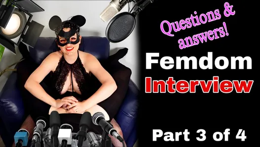 Femdom Q&A Interview 3 Royal Couple Home Amateur BDSM Bondage Submissive Female Domination FLR Milf Belle-mère