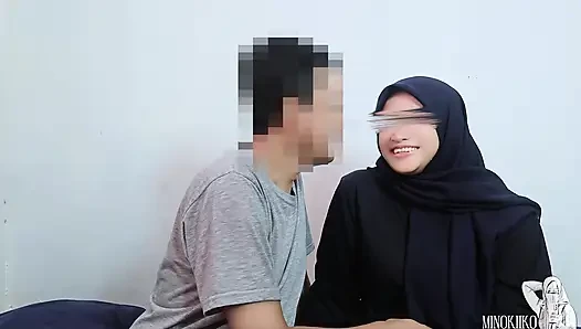 Horny Hijab Step Aunt Staying Over, Those MILF Pussy Gets Fucked and Cum Inside - Minokiiko