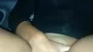 Squirt in car