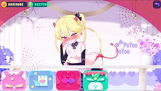 Hentai Game - Elf Girl Pinball  - Sexy Succubus with a Slender Body in a Raw, Tight Sex Session