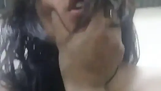 Mexican bride played difficult in her family's house... but I ended up without a condom and ended up all over his face - Real homemade