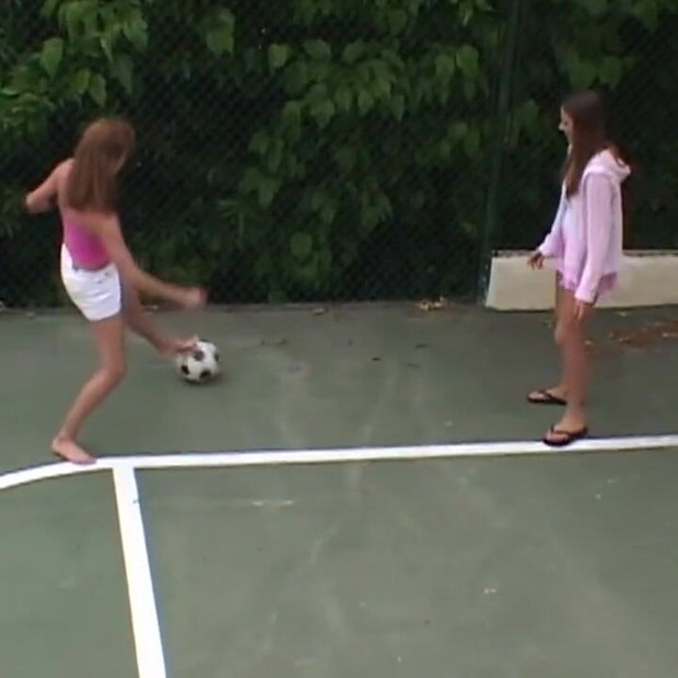 Fantastic Busty Teen Lesbians Fuck Each Other's Pussy with Strapon (full Movie)