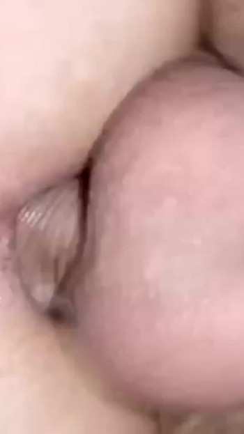 Jaw-dropping moment from "Anal creampie"
