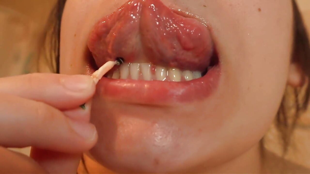 Giantess Stepsister Talks to Tiny Stepbrother About Watching Him Brush His Teeth and Then After Watching Him Use
