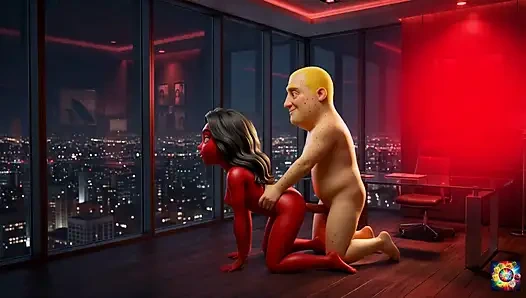 Romantisches paar teilt eine sinnliche nacht - AI hentai ASmR