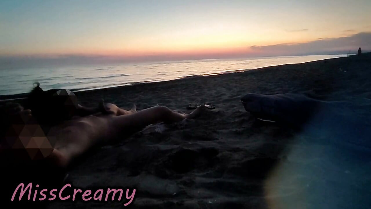 Dick Flash French Teacher MILF Risky Beach Blowjob Maspalomas Nude Beach Cumshot People