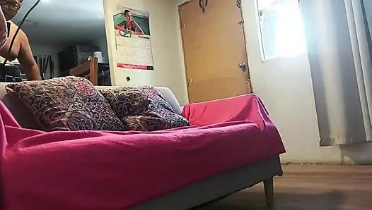 Meine schwangere Frau lutscht mir den Arsch und dann gebe ich sie für elle, ich gebe meiner im dritten Monat schwangeren Frau reinen analen Hintern zwei