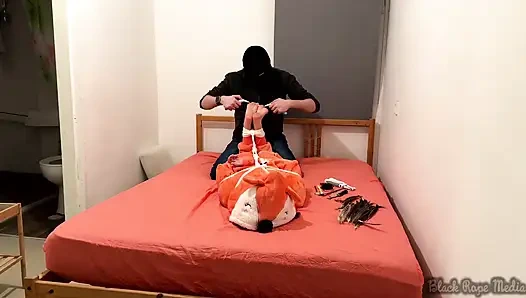 Miriam Bound and Tickled in Onesie