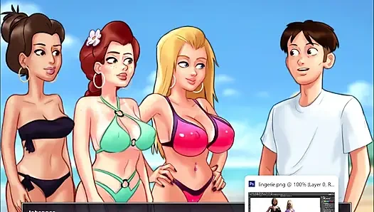 Summertime Saga - Eve might be pregnant after Johannes fucked her