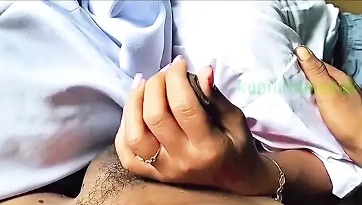 The girl fucked her boyfriend after school
