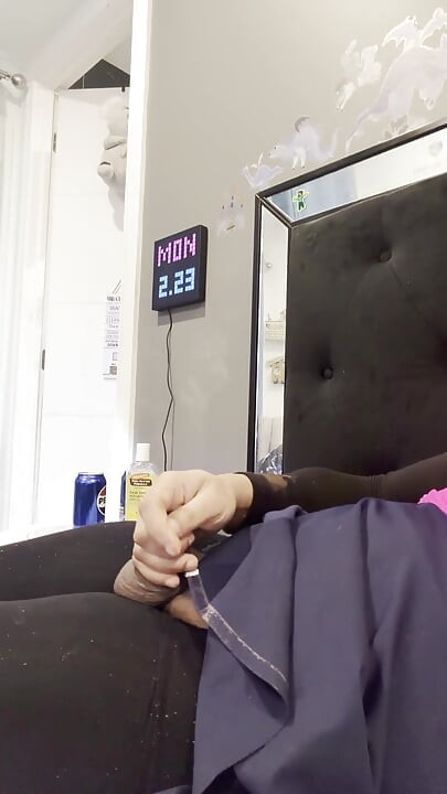 Sissy Play and Cumshot