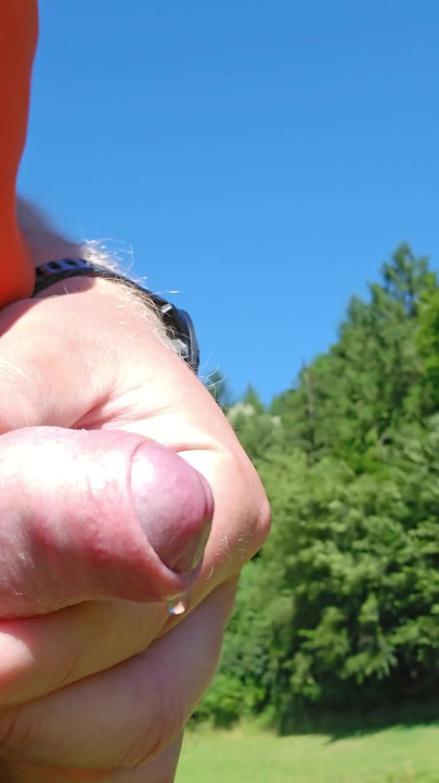Outdoor Pissing and Hiking 2025 - Small Penis Edition | Clip 1