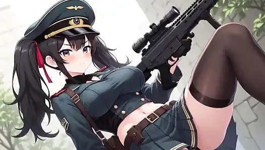 Pertemuan animasi dengan seragam dan fantasi