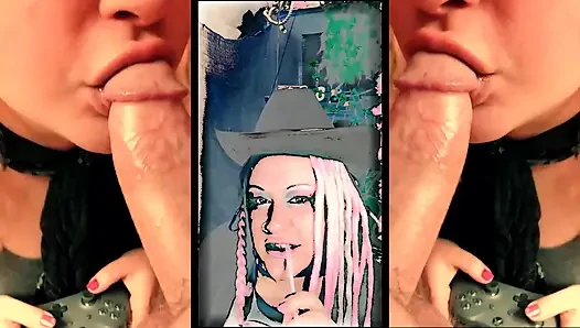 Aus hetero-cowboys werden schwanzlutschende sissies, blowjob mit abspritzen endet
