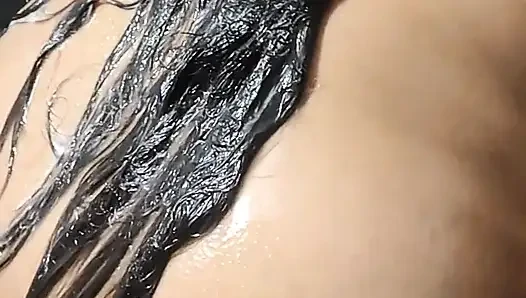 Desi Mallu Stepsister Full nude Showering