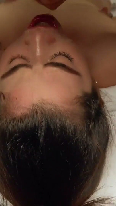Incredible Thick Lips Brunette Perfect Romantic Cock Sucking Blowjob | Clip 1