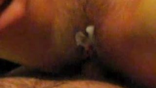 Fucking my Wife and cum on Pussy - SLOMO