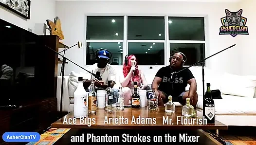 Arietta Adams ile yetişkin yıldızı podcast'i Mrflourish ve Ace Bigs ev sahipliği yapıyor