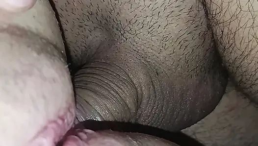 Very horny to squirt sex in her ass and finally jerk off