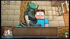 Tesão Desengasgado, Minecraft Parody Hentai - jogo PornPlay Ep.37 Gigante diretor está beijando meu pau pequeno até eu gozar no rosto dela